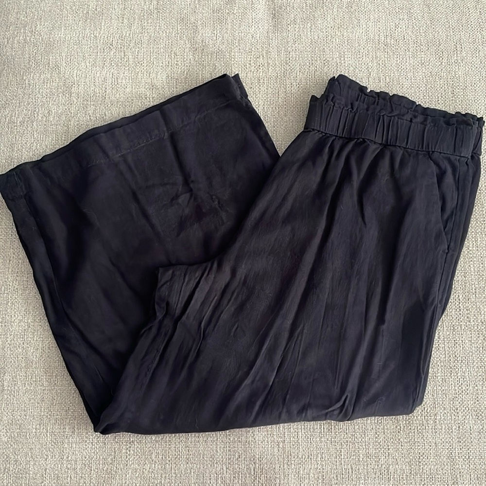LOFT Wide Leg Linen Pants